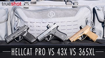 Micro Compact Battle Royale: Springfield Hellcat Pro vs Glock 43X MOS vs Sig Sauer P365XL