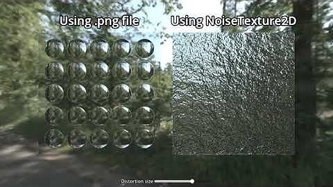 Godot shader: frosted glass