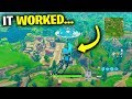 I Tried Glitching To OLD Map.. (Fortnite Chapter 2)