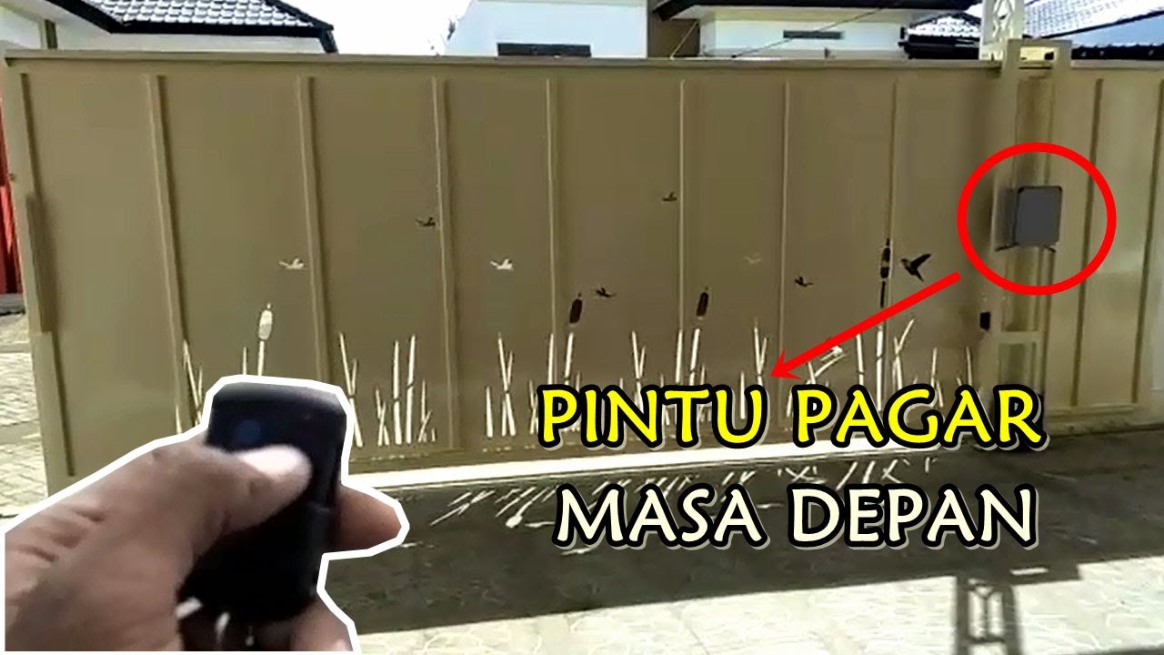 10 Model  Pintu Pagar  Rumah  Minimalis  Modern YouTube