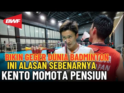 🔴BIKIN GEGER DUNIA BADMINTON !! Ini Alasan Sebenarnya Kento Momota Pensiun dari Dunia Badminton