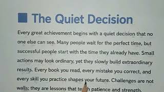The Quiet Decision | English to Hindi Translation