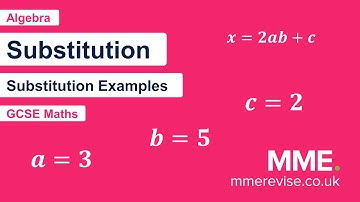 Algebra - Substitution Examples
