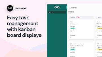 Easily manage tasks with Kanban Board displays in your Noloco app