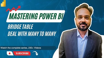Power BI Tutorial Series for Beginners Part 19:  Bridge Table