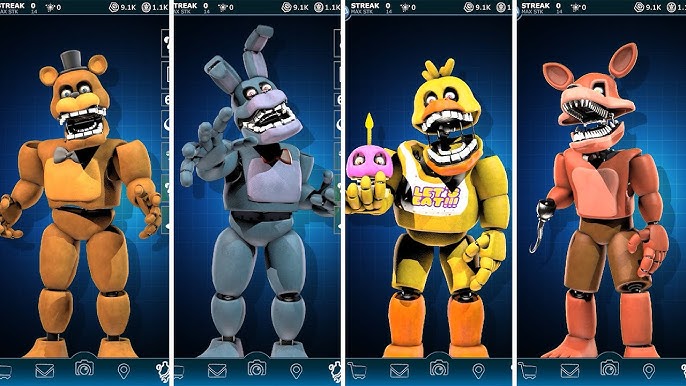 FNaF AR Skins in FNaF 4 Style! FNaF AR Workshop! by RealZBonnieXD