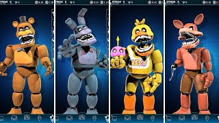 FNAF AR Fixed Nightmare Animatronics Workshop Animations