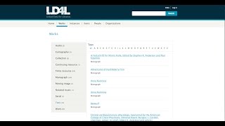 VitroLib Instance Data Browsing