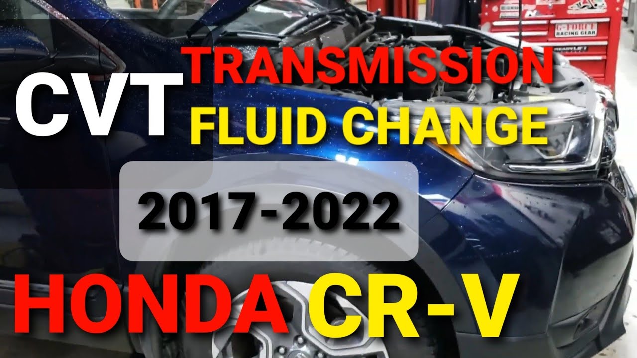 HONDA CR-V HOW TO CHANGE TRANSMISSION FLUID CVT - YouTube