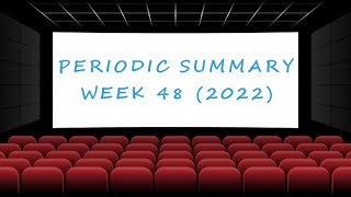 Weekly Summary - Week 48 (2022) [Ultimate Film Trailers]