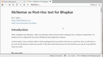 Python - Bhapkar post-hoc test with McNemar