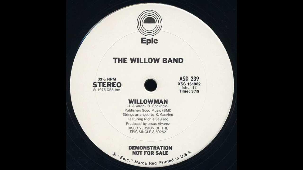 洋楽 WILLOW BAND WILLOWMAN DJ MURO KOCO 45 7 THE WILLOW BAND Willowman (Todd Terje #edit) - YouTube