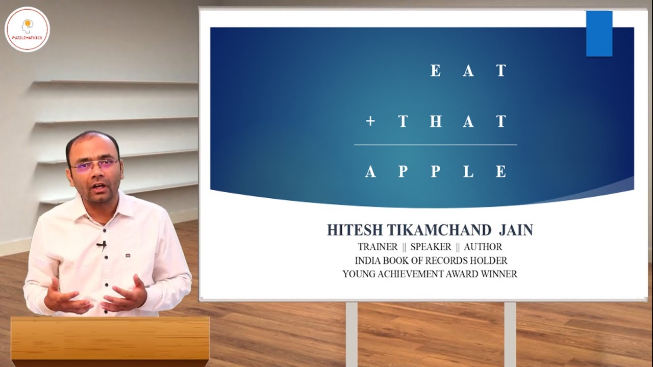 Cryptarithmetic puzzle eat that apple youtube