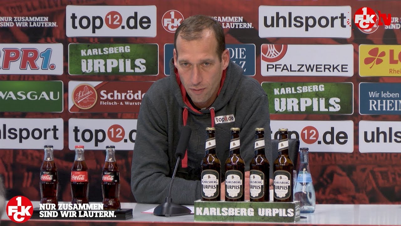 Pressekonferenz nach dem Nürnberg-Spiel stadion europa