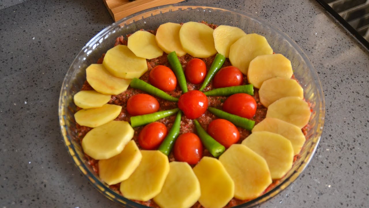 Tepsi Kebabı Tarifi????Hatay Sini Kebabı???? Tepsi Kebabı Tarifi????Hatay Sini Kebabı????