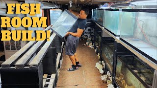 I'M BUILDING A NEW FISH ROOM! Ep 1