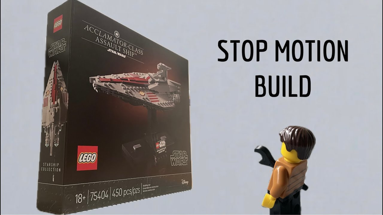 STAR WARS Lego Build | Stop Motion Animation - YouTube