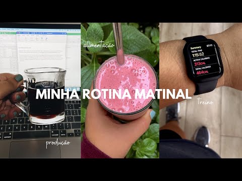 ROTINA DA MANHÃ SAUDÁVEL E PRODUTIVA acordando 4:30