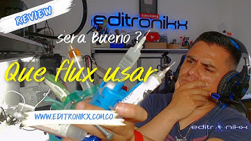 ✅ flux AMAOE M53 sera bueno para microelectronica te dejo mis ensayos prácticos