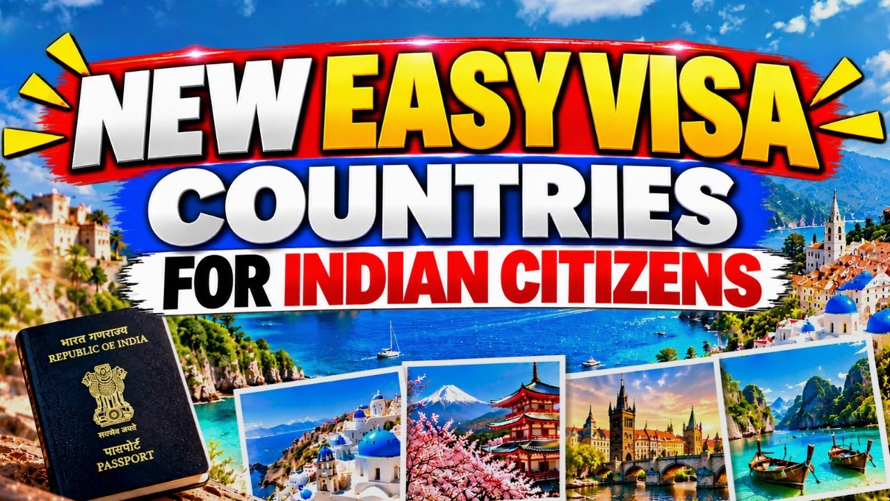 New Easy Visa Countries for Indians 2026 ✈️ | Easy Visa, E-Visa & Visa-Free Countries