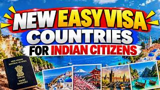 New Easy Visa Countries for Indians 2026 ✈️ | Easy Visa, E-Visa & Visa-Free Countries