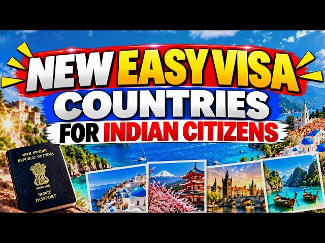 New Easy Visa Countries for Indians 2026 ✈️ | Easy Visa, E-Visa & Visa-Free Countries
