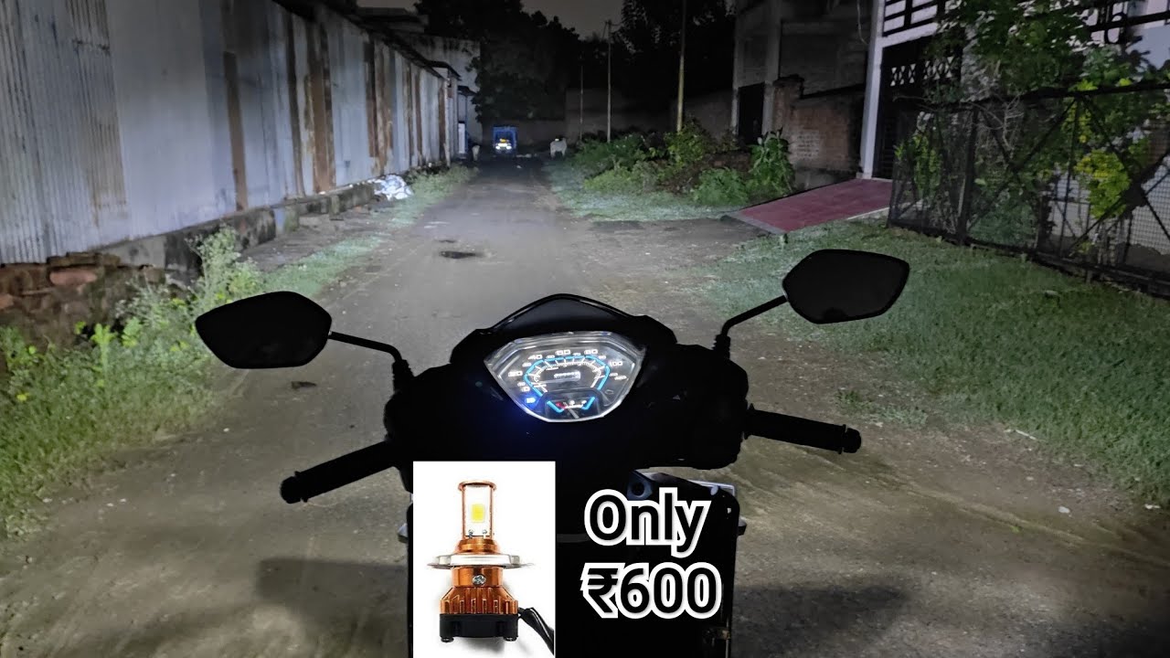 CYT h4 led headlight and t10 led meter bulb for activa 125 bs6 Better