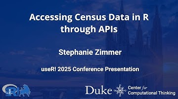 Accessing Census Data in R through APIs - Stephanie Zimmer