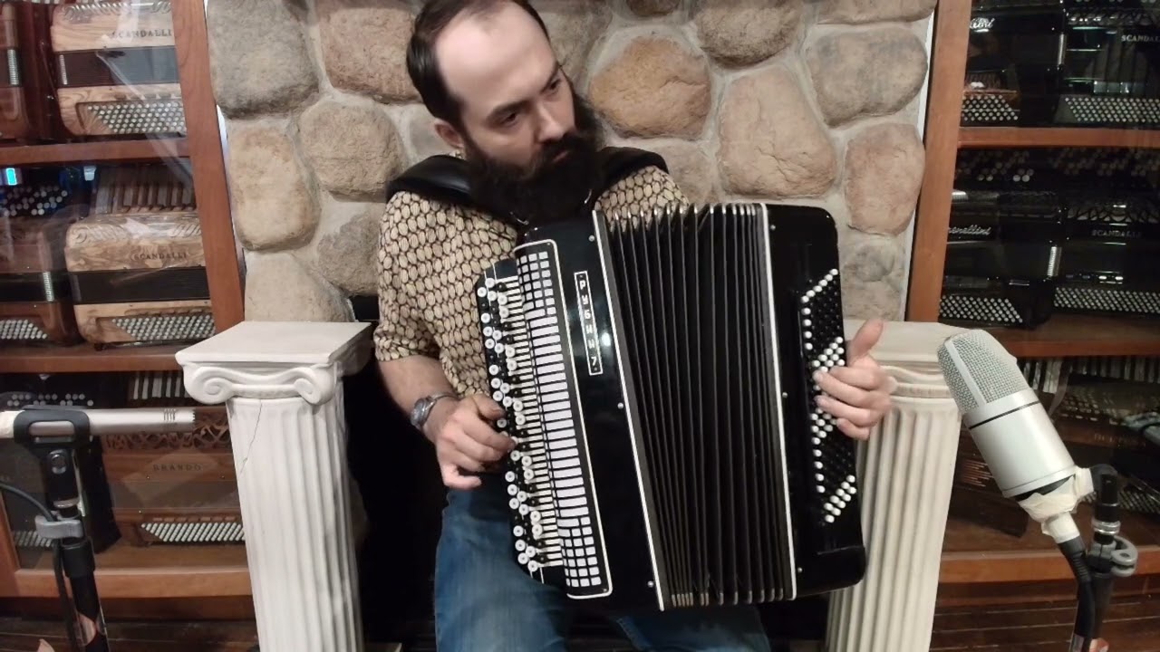 769 - Black Rubin 7 Converter Bayan Chromatic Button Accordion B Sys MM 64 120 $1299