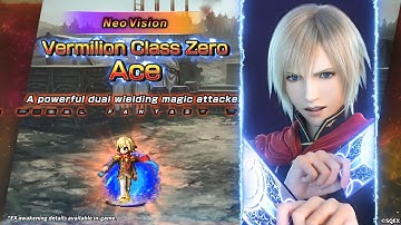 FFBE | Summon NV Unit, Vermilion Class Zero Ace!