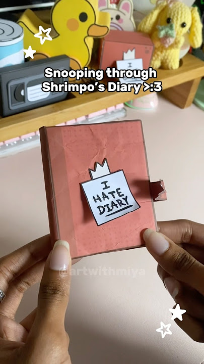 What If Shrimpo Had A Diary!? 🍤✨ #dandysworld #shrimpo #papercraft #dandysworldroblox #craftideas