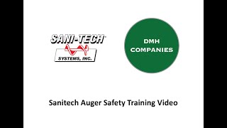 Sanitech Auger Compactor Safety Training