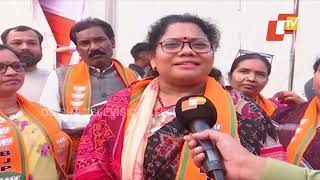 J.P Nadda addressed people about schemes of PM Modi in Sundargarh: BJP candidate Kusum Tete