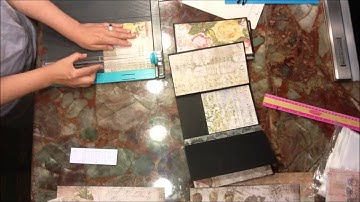 Mini Album Binding Simplified Process Video Part 10