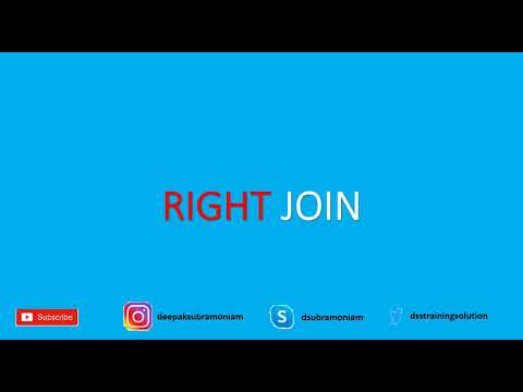 SQL RIGHT JOIN | JOINS | TAMIL | DEVELOPER
