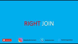 SQL RIGHT JOIN | JOINS | TAMIL | DEVELOPER
