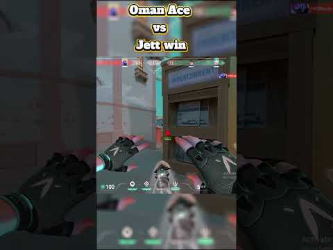 Omen Tried to Ace… But Jett Said NO 😤#valorant #valorantmoments