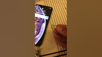 iPhone XS Max ZA dual nano sim how