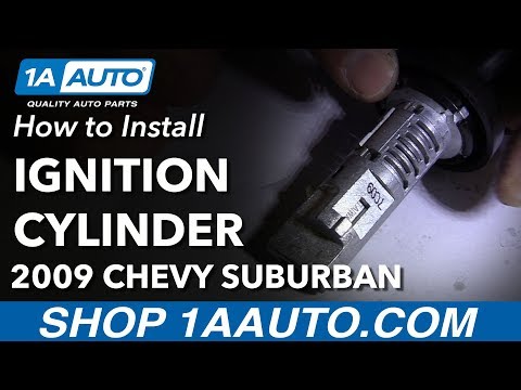 How to Remove Code Install New Ignition Lock Cylinder 07-14 Chevy Suburban 1500