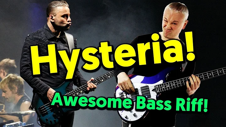 Desvende o icônico riff de baixo de 'Hysteria' do Muse!