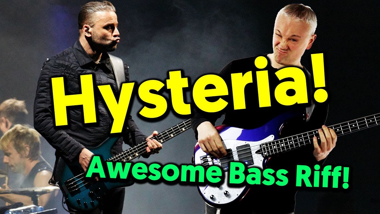 Hysteria Muse The Chris Wolstenholme Bass Classic Tabs Tutorial Youtube