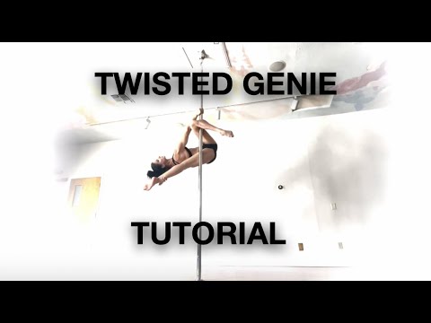How to do the Twisted Genie - Pole Dancing Tutorials by ElizabethBfit