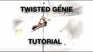 How To Do The Twisted Genie - Pole Dancing Tutorials By Elizabethbfit
