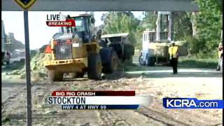 Big Rig Makes Big Mess For Caltrans