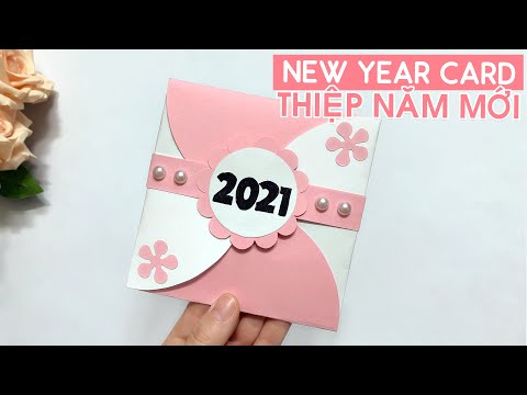 Video: Thiệp tự làm cho năm mới 2022