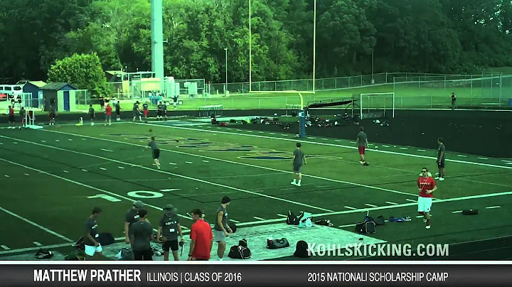Matthew Prather 2015 National Scholarship Camp