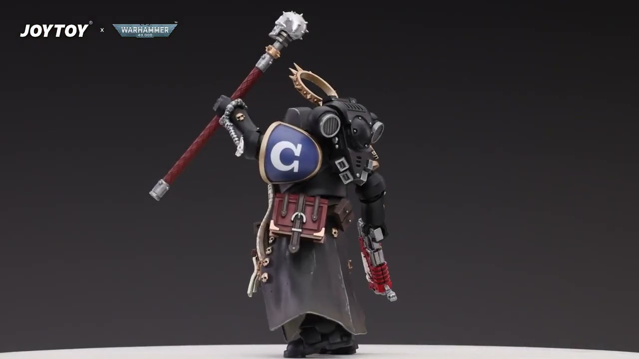 JOYTOY WARHAMMER 40K Ultramarines Primaris Chaplain Brother Varus