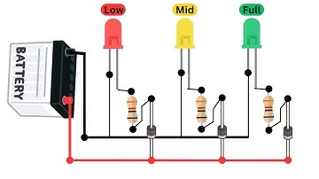 [New Design] 12V Battery Charge Level Indicator Using Zener Diodes – Simple LED Display Circuit