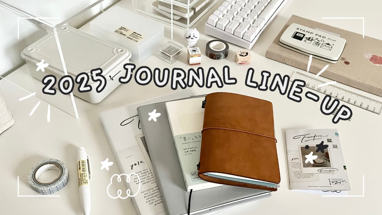 2025 journals & planners 🤍 tn | muji | midori | thinkingofyou 🛋