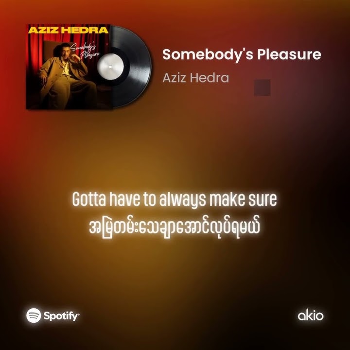 Somebody's Pleasure - Aziz Hedra (Mmsub)